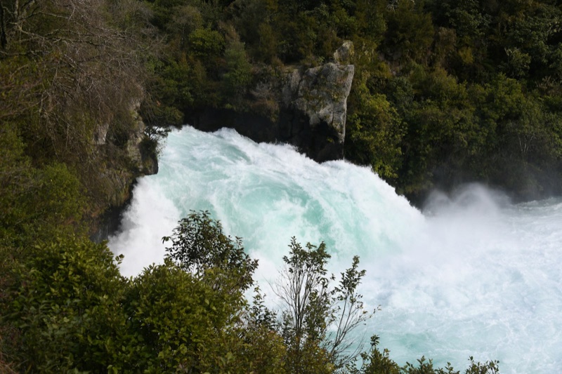 The turquoise torrent of Huka Falls near Taupō