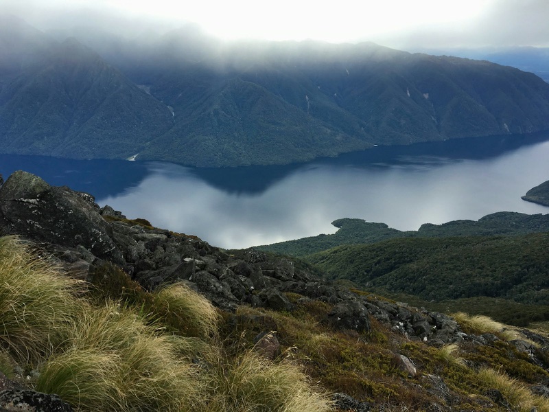 Lake Te Anau and the Fiordland mountains, the destination on the drive from Wānaka
